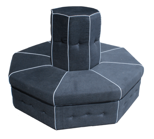 1916 - divano ottagonale nero.png